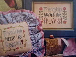Friendship II - Warms the Heart - Needs No Reason - Cross Stitch Chart - Picture 1 of 2