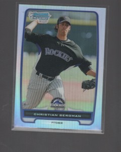 CHRISTIAN BERGMAN 2012 BOWMAN CHROME PROSPECTS REFRACTOR CARD #BCP126