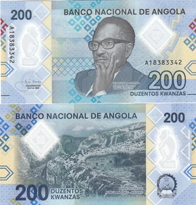 L031 BILLETE ANGOLA 200 KWANSAS 2020 P-159a SIN CIRCULAR - Imagen 1 de 1