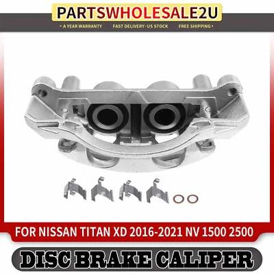 Pinça de freio dianteira direita com suporte para Nissan NV1500 NV2500 NV3500 Titan XD - Imagem 1 de 4