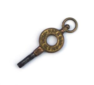 ADVERTISING VICTORIAN POCKET  WATCH KEY- MAY & SON, MERE ST.  DISS, NORFOLK