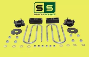 2"/2" FRONT SPACERS WITH REAR BLOCKS , FITS 2005-2011 DODGE DAKOTA 2WD W/3" AXLE - Picture 1 of 1