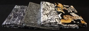 Schwarz-weißer Katzenstoff ca. 7 1/2 Yards insgesamt in Top Zustand! - Bild 1 von 5