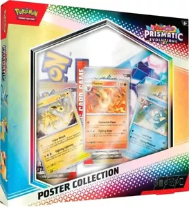 Pokemon TCG: Scarlet & Violet Prismatic Evolutions Poster Collection - Picture 1 of 4