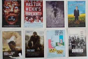 C25  8x Cinema Plakatkarten KING KONG / DOMINO / FOG / 13 GEISTER etc. - Bild 1 von 2