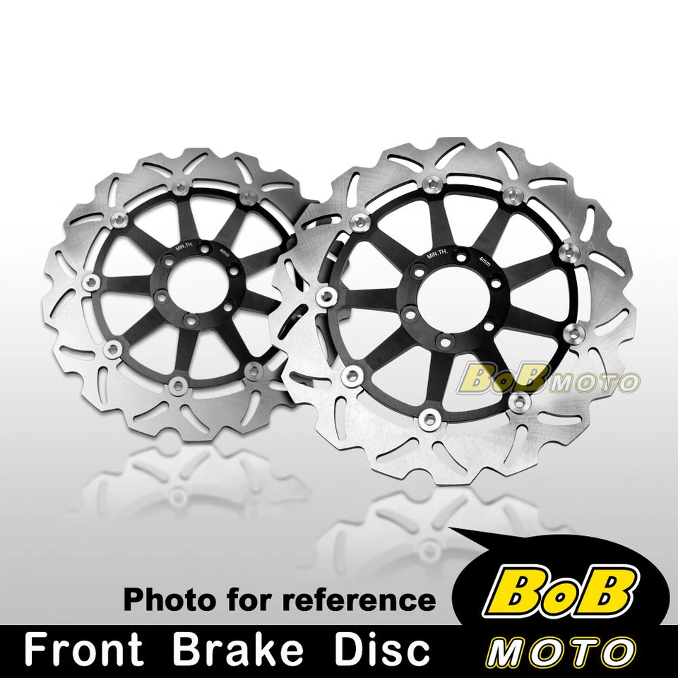 For Honda CB 600 F HORNET S 00 01-2004 2x Stainless Steel Front Brake Disc Rotor - Image 1 of 1