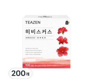 TEAZEN Hibiscus Tea 1.8g x 100EA (2 Packs) - Picture 1 of 1