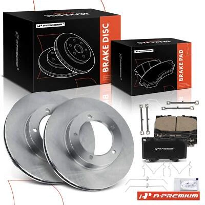 Rotores de freno de disco delanteros y pastillas de freno de cerámica para Toyota Land Cruiser Lexus LX470 Foto 1 de 4