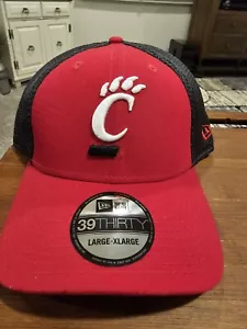 New Cincinnati Bearcats New Era 39thirty Fitted Hat Cap Size L/XL (H2) - Picture 1 of 6