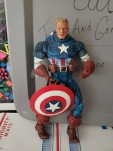 Marvel Legends Icons Captain America Unmasked 2006 Toy Biz 12” Figure T3#23 - Picture 1 of 24