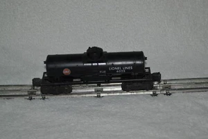 NICE Vintage Lionel Lines Post War Gulf 6025 Single Dome Tank Car Black O Gauge - Picture 1 of 5