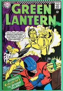 Green Lantern #48 (1966) Gold Face Appearance DC Comics - Imagen 1 de 10