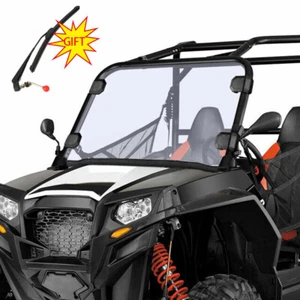 KEMIMOTO Front Windshield w/Wiper for Polaris RZR 570 800S 800 XP 900 2008-2019 - Picture 1 of 11