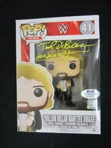 Ted Dibiase signed Funko Pop! Vinyl: WWE - "The Million Dollar Man" #41  w/PSA - Picture 1 of 2