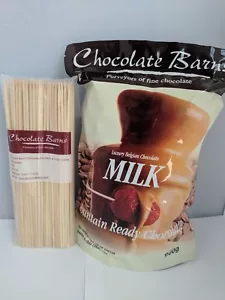 FOUNTAIN READY CHOCOLATE + FREE SKEWERS MULTI LISTING 9 DIFFERENT FLAVOURS - Picture 1 of 19
