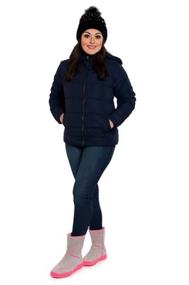 Botas I Heart Ugg Mini Bota Cuero Gris Rosa Caliente Mini Para Mujer MUJER 7 Foto 1 de 4