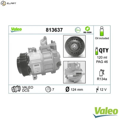 COMPRESSOR AIR CONDITIONING 813637 FOR MERCEDES-BENZ C-CLASS/T-Model/Sport 1.8L - Image 1 of 4