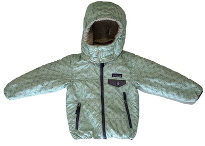 Patagonia Jacket Toddler 4T Tribbles Hoody Reversible Sherpa Puffer - Image 1 of 4