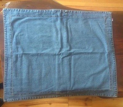 Estuche falso de almohada con bridas etiqueta bandera azul Tommy Hillfiger vintage estándar Foto 1 de 4