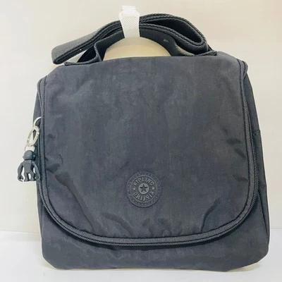 BOLSA DE ALMUERZO KIPLING NEGRO NEGRO NOIR KICHIROU AC7254 P39 MONO LLAVERO AISLADO Foto 1 de 2
