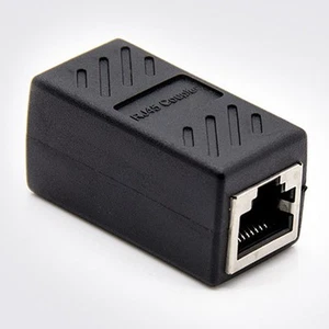 2 Pcs Ethernet Adapter Cable Network Connector Female Coupler LAN - Afbeelding 1 van 11