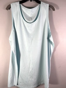 Lands' End~ Women's Sleeveless Tank Top Shirt ~ Plus Size 2X - Light Green - Picture 1 of 7