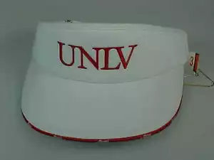 NEU Alumni Red Edged University Las Vegas (UNLV) weißes Golf Visier (B587) - Bild 1 von 2
