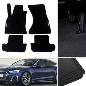 For Audi A5 2010-2024 Car Floor Mats Waterproof Black Custom Front & Rear Carpet - Foto 1 di 14