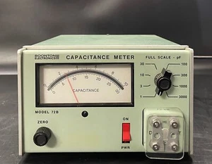 Boonton Electronics Capacitance Meter Full-Scale pF Model 72B with 72-4B & 72-5B - Picture 1 of 5