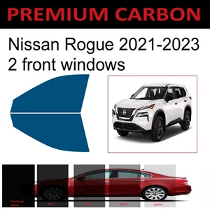 Premium Nano Carbon Window Tint fits Nissan Rogue SUV 2021-2025 Precut Tint 2F - Foto 1 di 7