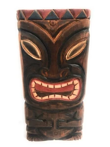Fertility Tiki Shield Mask 8" Plaque - Pop Art Culture | #Dpt515130 - Picture 1 of 1
