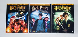 3 Harry Potter Movies: Sorcerer's Stone, Chamber of Secrets, Prisoner of Azkaban - Picture 1 of 1
