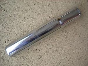 **NOS ACERO CROMADO 25,4 mm DIÁMETRO 150 mm LARGO 60 mm INSERTAR TIJA DE SILLÍN 100 gms**  - Imagen 1 de 1