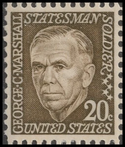 US 1289 George C Marshall 20c single MNH 1967 - Picture 1 of 1