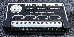RDL STD-10K Divisore/combinatore audio passivo - 10 kΩ (SERIE STICK-ON STD-10K) - Foto 1 di 3