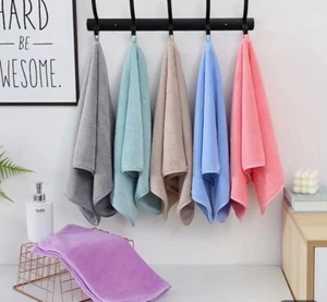 Handtuch Handtücher Duschtücher Gästetücher Baumwolle 6er Set Farben - Bild 1 von 10