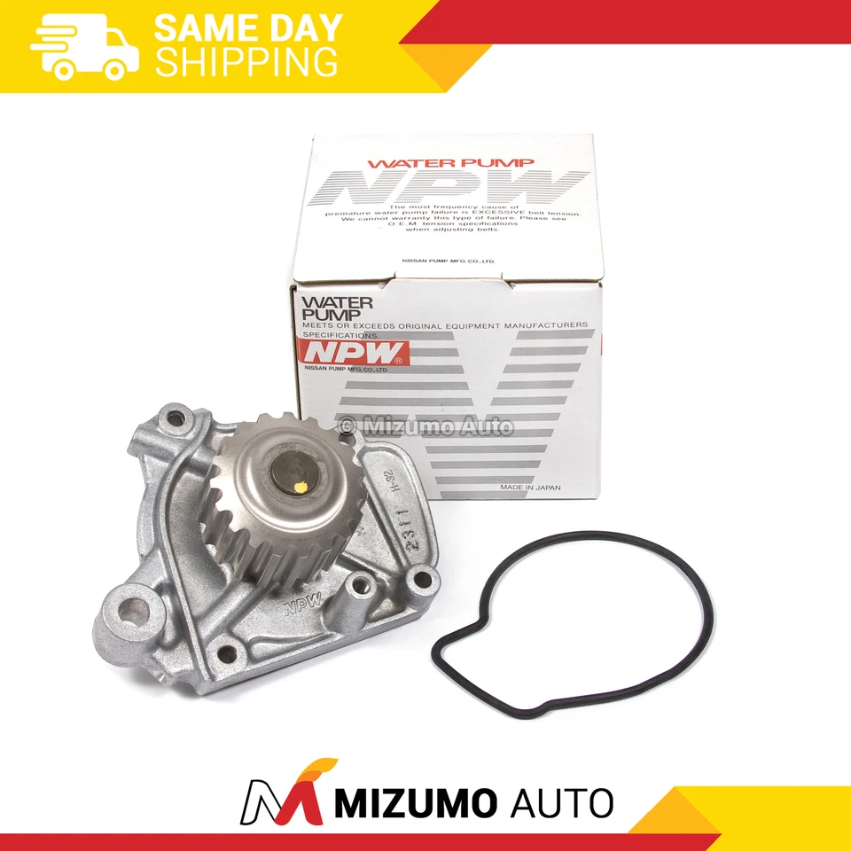 NPW Water Pump Fit 92-95 Honda Civic Del Sol 1.5L 1.6L SOHC D15Z1 D16Z6 - Image 1 of 4