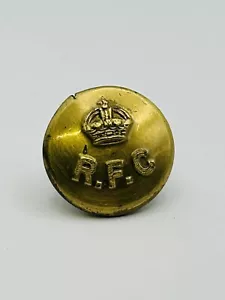 WW1 British: "ROYAL FLYING CORPS BRASS BUTTON" (Small,Tunika Pocket) - Bild 1 von 4