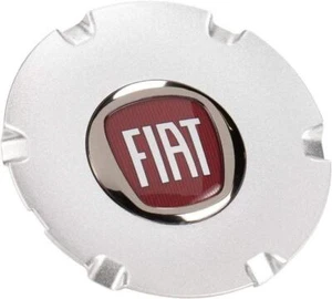 FIAT PANDA 03 COPPETTA CENTRALE COPRIMOZZO ORIGINALE CERCHI LEGA TAPPI LOGO FIAT - Foto 1 di 1