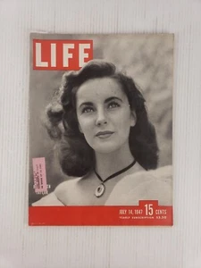 Life Magazine July 14, 1947; Elizabeth Taylor, Japanese War Criminals, Sunburn - Picture 1 of 11