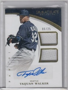 2015 IMMACOLATA COLLEZIONE TAIJUAN WALKER DOPPIA MAGLIA RELIQUIA AUTOGRAFO AUTO #D25 - Foto 1 di 1