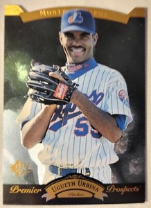 1995 Upper Deck SP Ugueth Urbina Bronze Die Cut Baseball RC Card Montreal Expos