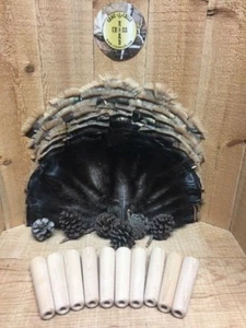 10- Maple Turkey Call Striker Tops Drilled 5/16" - Picture 1 of 1