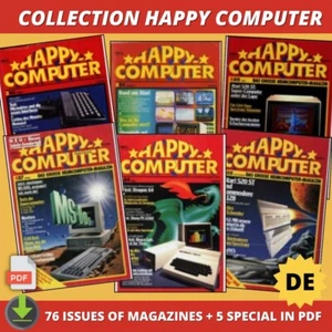 Collection Happy Computer 76 issues of magazines + 5 special in PDF DE - Bild 1 von 1