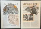 „Prawda o nowej gorączce złota” 1934 post obrazkowy Ustawa o rezerwie złota