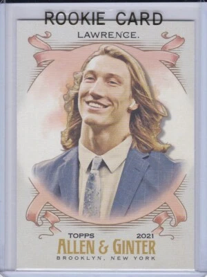 TREVOR LAWRENCE ROOKIE CARD 2021 Topps Allen & Ginter Football CLEMSON RC JAGS - Image 1 of 2
