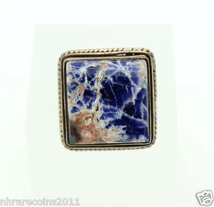 Damen Vintage Southwestern Sodalith und Sterling Ring - Bild 1 von 4