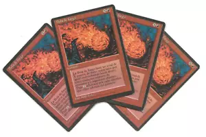 4 FIREBALL Spanish 4th FBB EX / VG Magic Español Black Border MTG x4 - Imagen 1 de 1