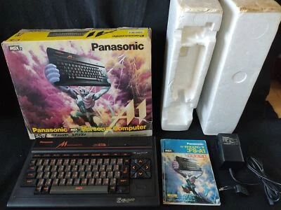 Panasonic MSX2 FS-A1 MK2 Personal Computer, Manuale, Alimentatore e Scatola, Funzionante-f0828- - Immagine 1 di 4