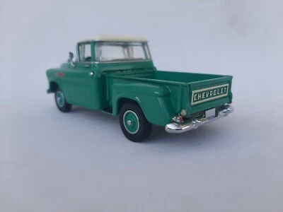 1/43 o scale matchbox YRS05/SA 1957 Chevrolet 3100 light green pick up truck - Image 1 of 4